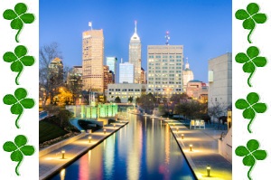 Indy Downtown Goes St Patty's Green