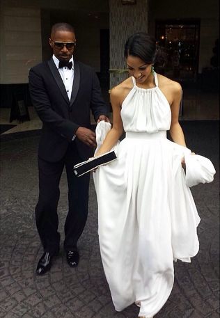 Jamie Foxx and Daughter at 2014 Osca