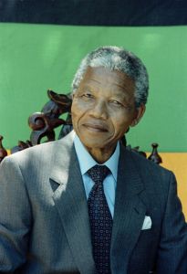 Portrait of Nelson Mandela