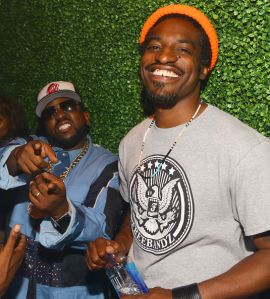 ATLANTA, GA - JULY 30: Big Boi and Andre 3000 of the group Outkast attend Future Album Release Party at Gold Room on July 30, 2015 in Atlanta, Georgia. (Photo by Prince Williams/WireImage)