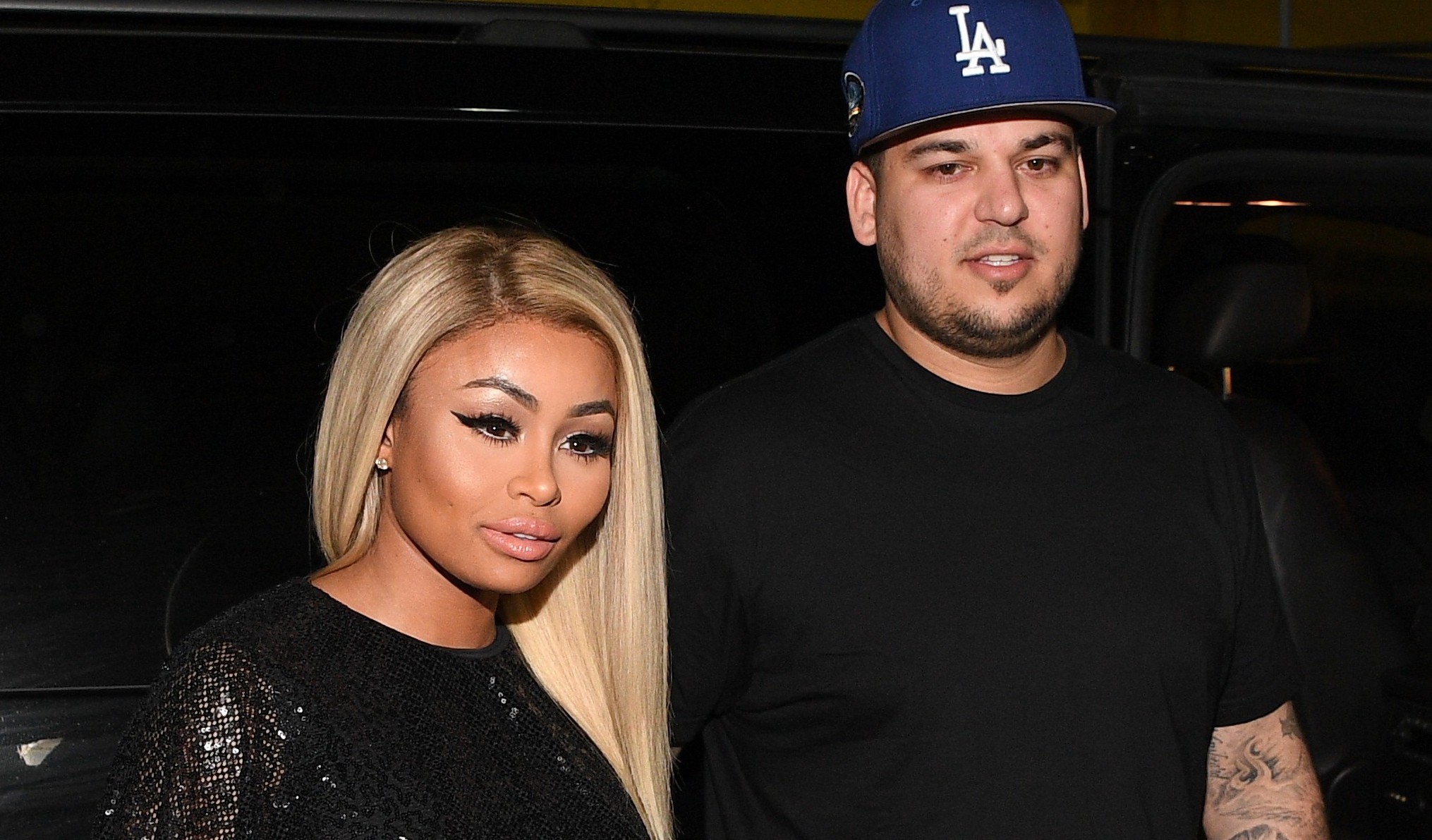 Blac Chyna & Rob Kardashian Visit Onyx Nightclub