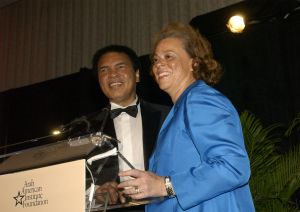 Muhammad Ali and Yolanda Ali attend the 2004 Kahlil Gibran...