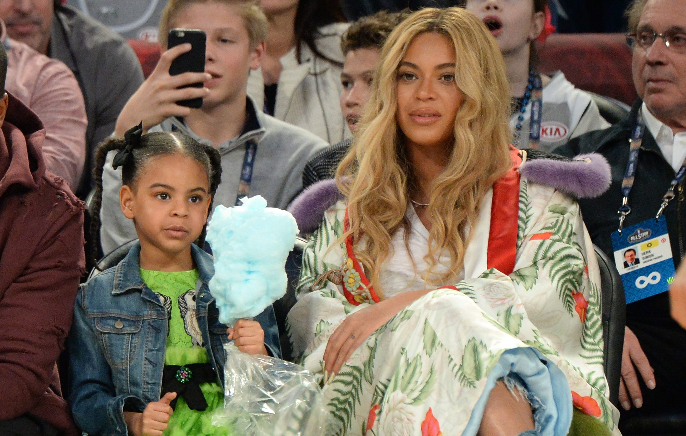 Celebrities Attend The 66th NBA All-Star Game