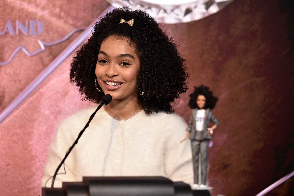 Actress Yara Shahidi Celebrates Barbie's 60th Anniversary & International Women's Day
