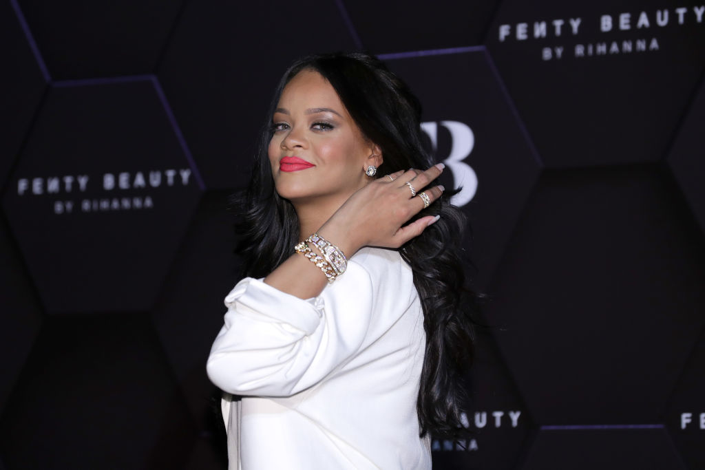Rihanna Attends Photocall for “FENTY BEAUTY”