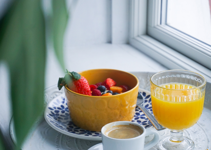 Breakfast In The Windowsill