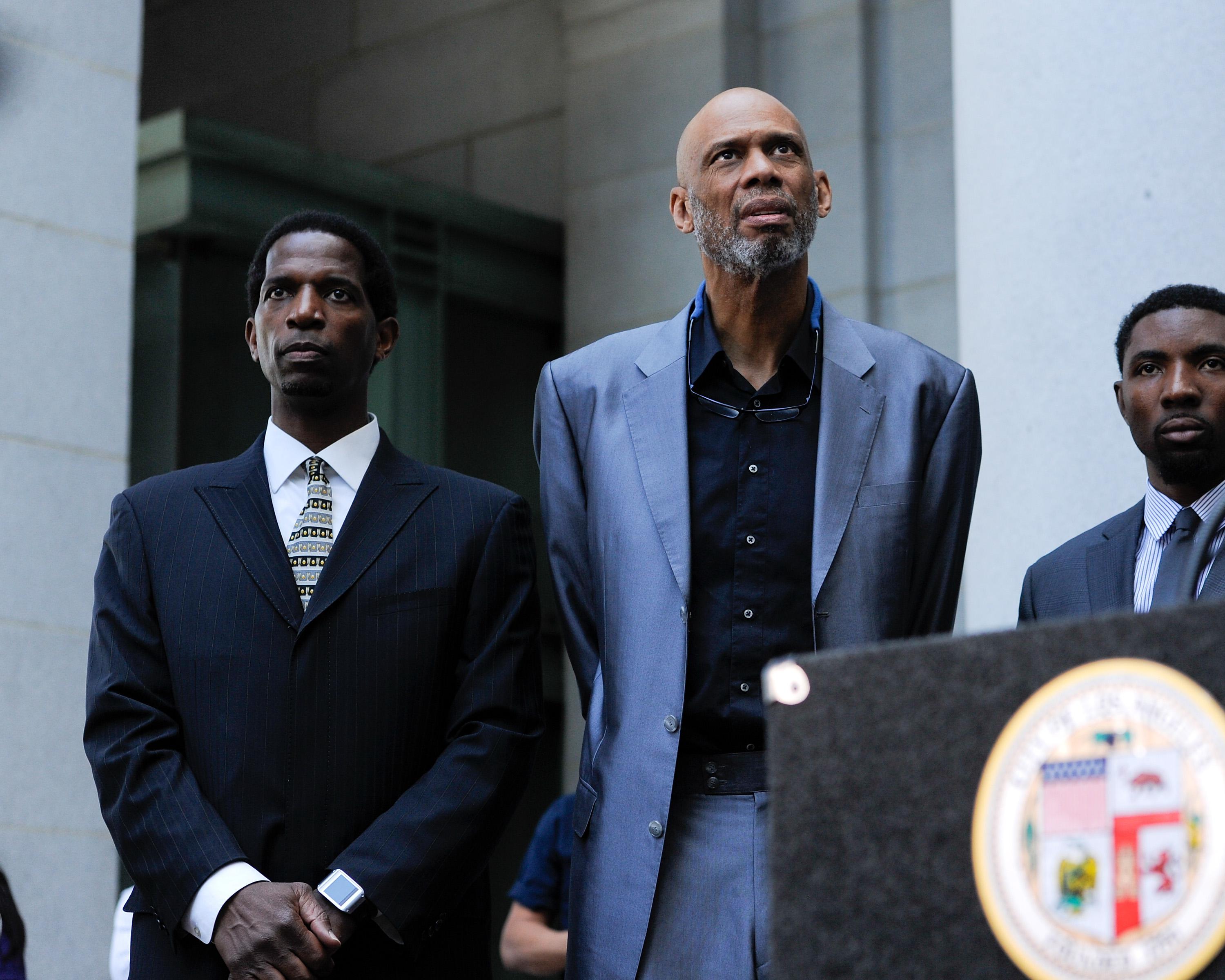 Los Angeles Mayor Eric Garcetti, Sacramento Mayor Kevin Johnson And NBA Players Press Conference