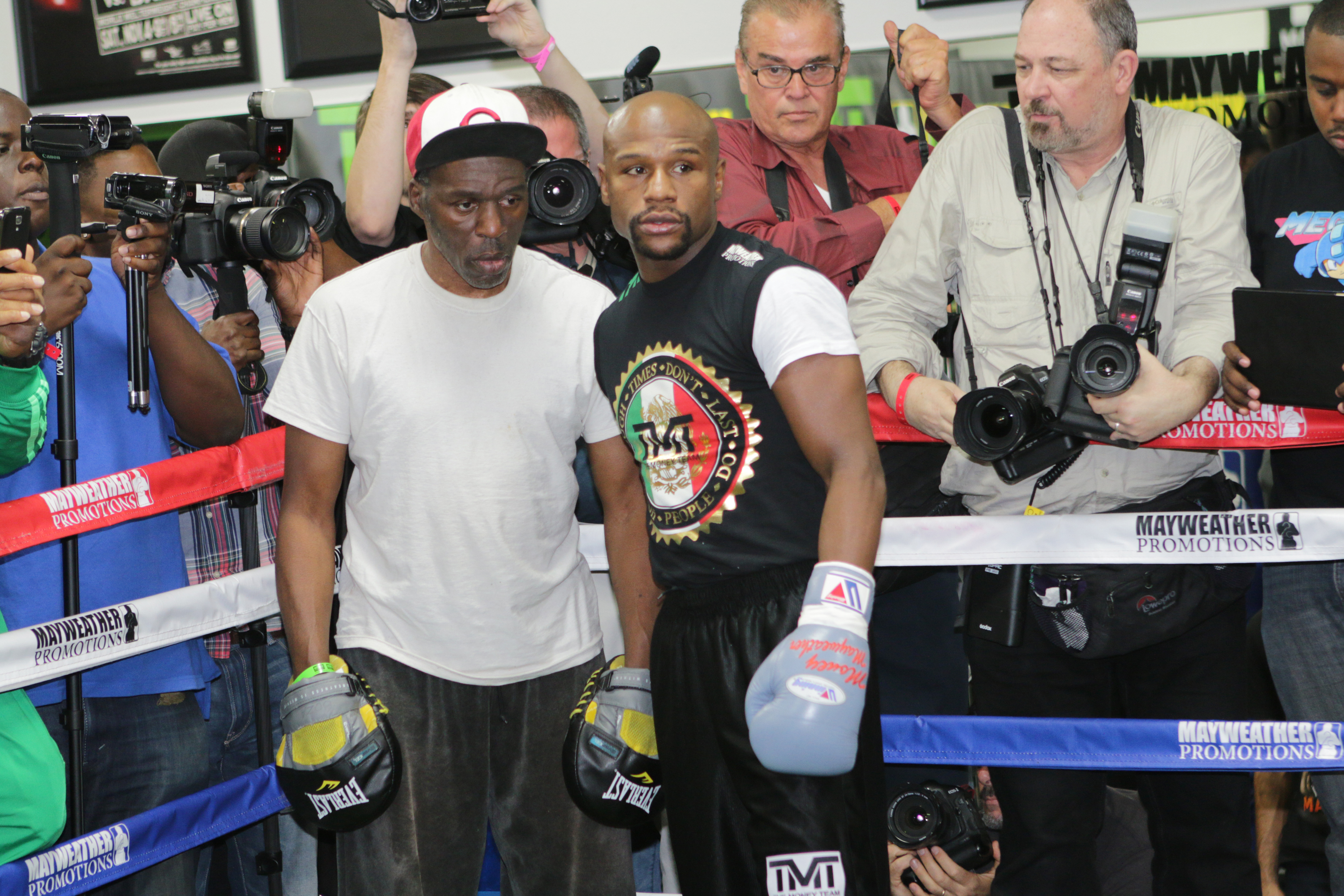 Mayweather open workout