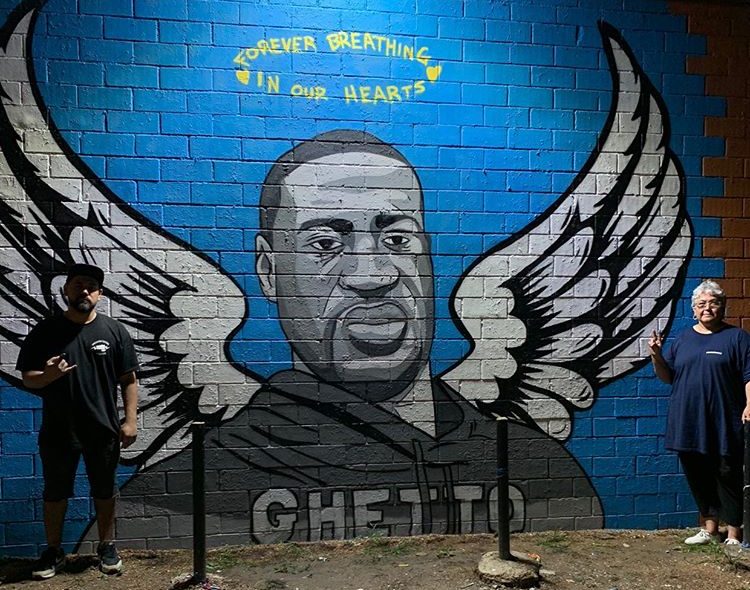 George Floyd Mural Houston