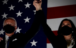 Joe Biden Kamala Harris Projected Winner 2020 Election
