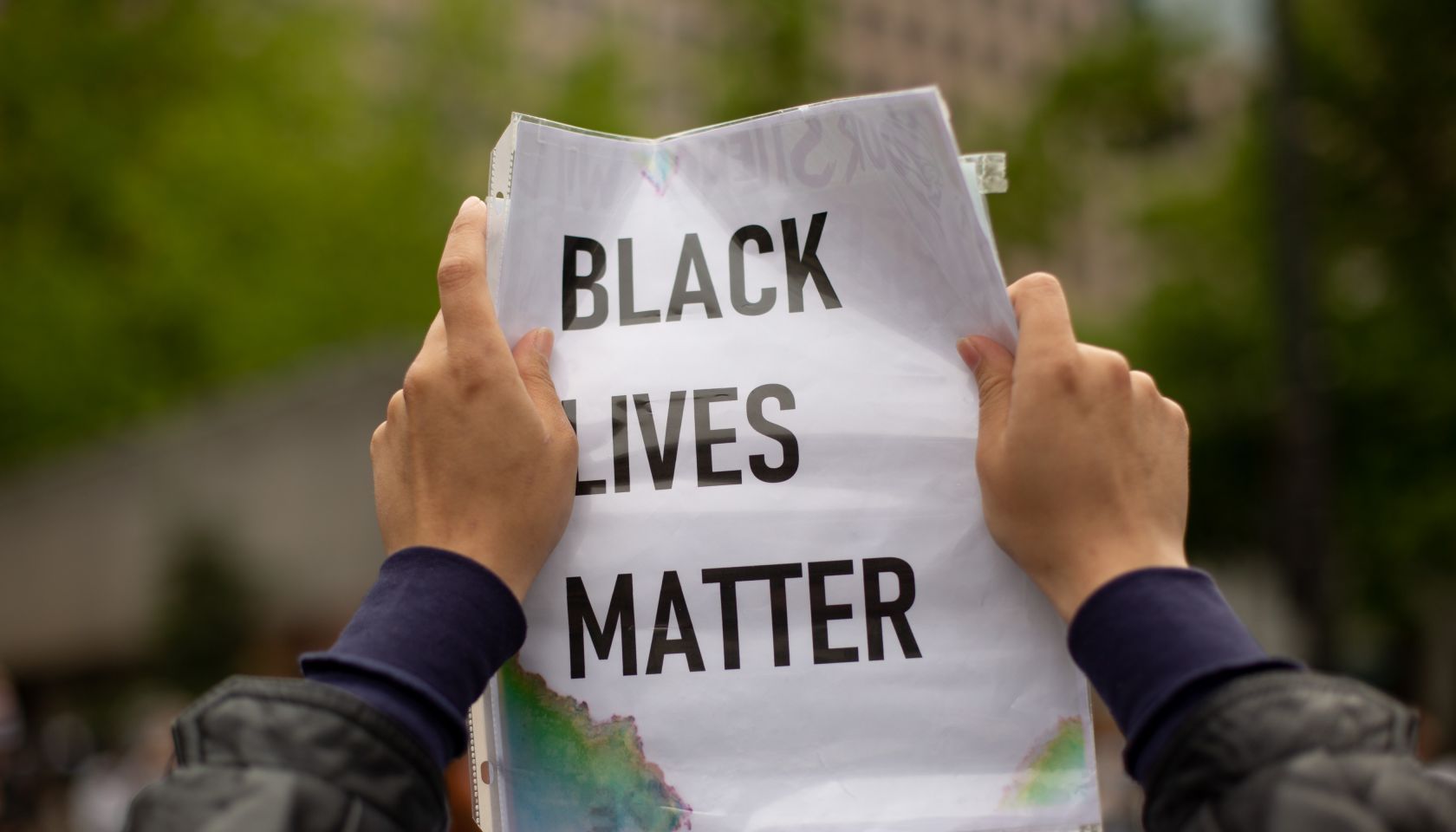 Black Livers Matter Protest Sign
