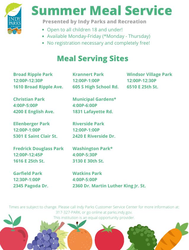 Summer Meal Service English 2