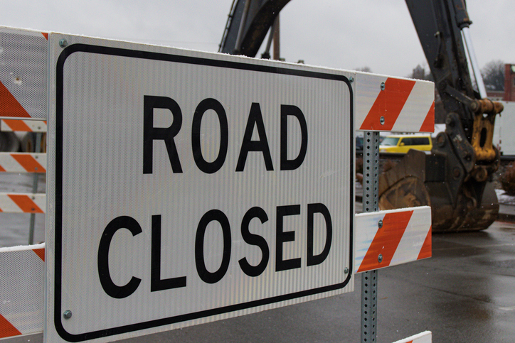 Road Closed Sign