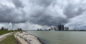 Detroit, Michigan Skyline