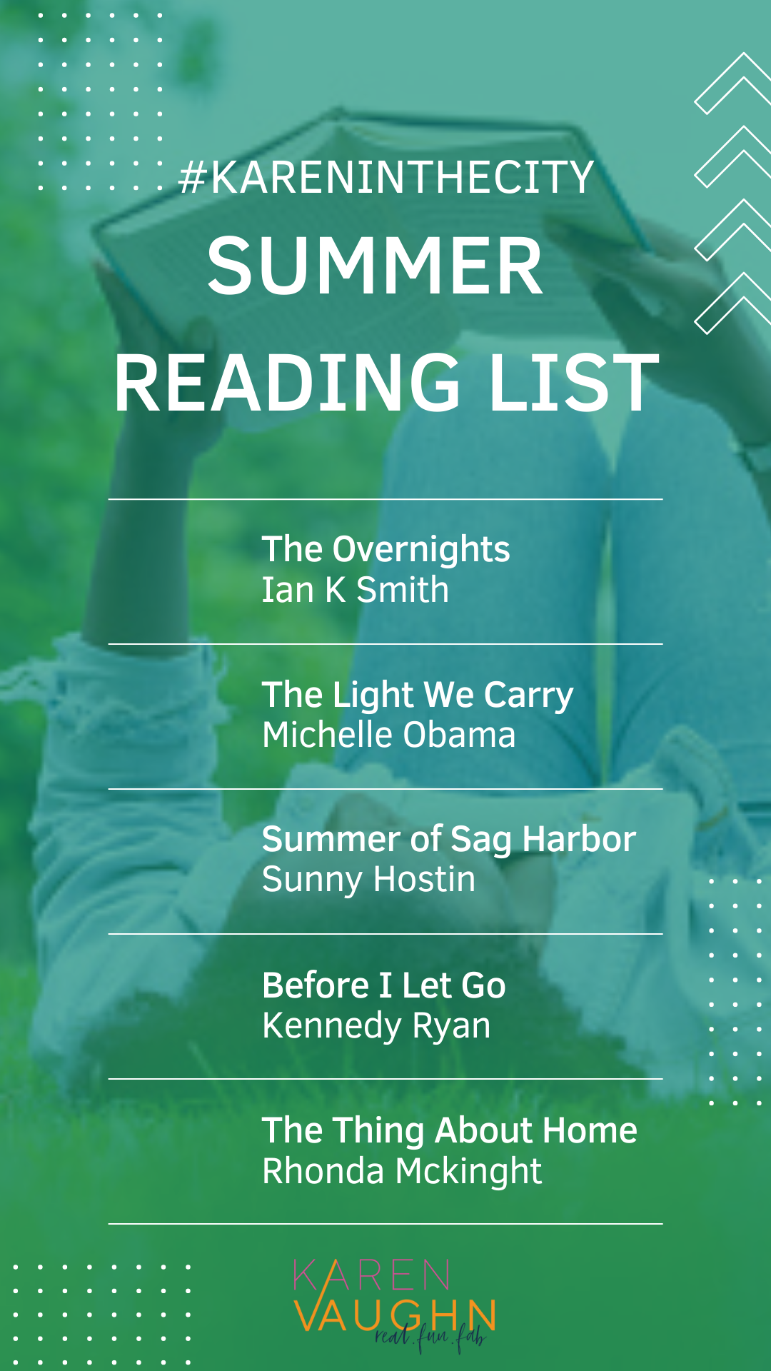 #kareninthecity summer reading list
