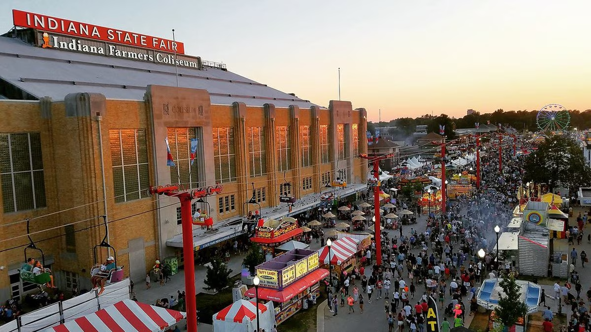 Indiana State Fair - The State That Grew Basketball Themed