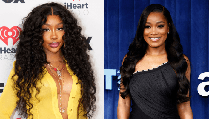 Keke Palmer and SZA Collage 2024