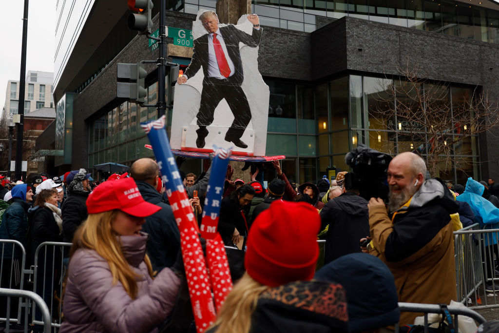 Donald Trump Holds Victory Rally In Washington DC On Eve Of Inauguration