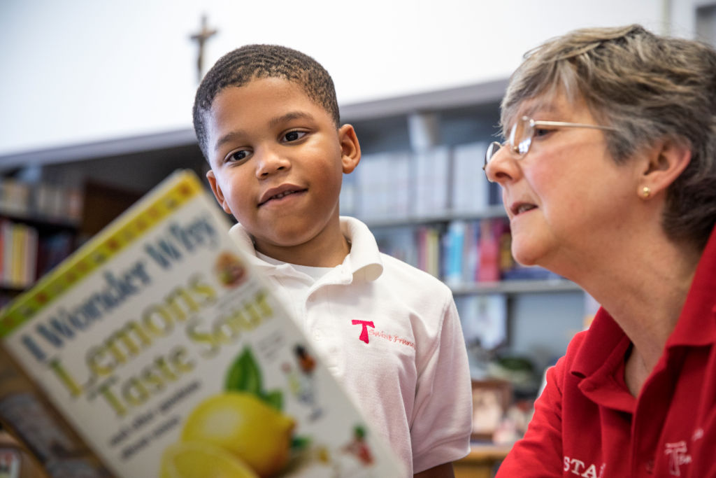 Saint Francis International School Librarian Carolyn Johnson