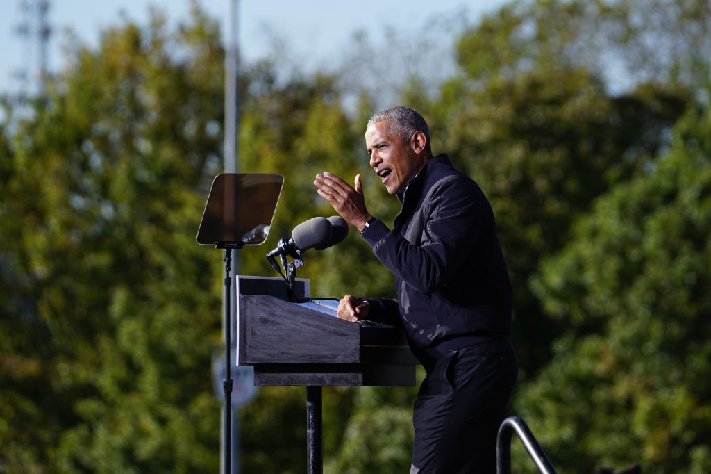 Barack Obama at Biden-Harris rally in Atlanta, Georgia